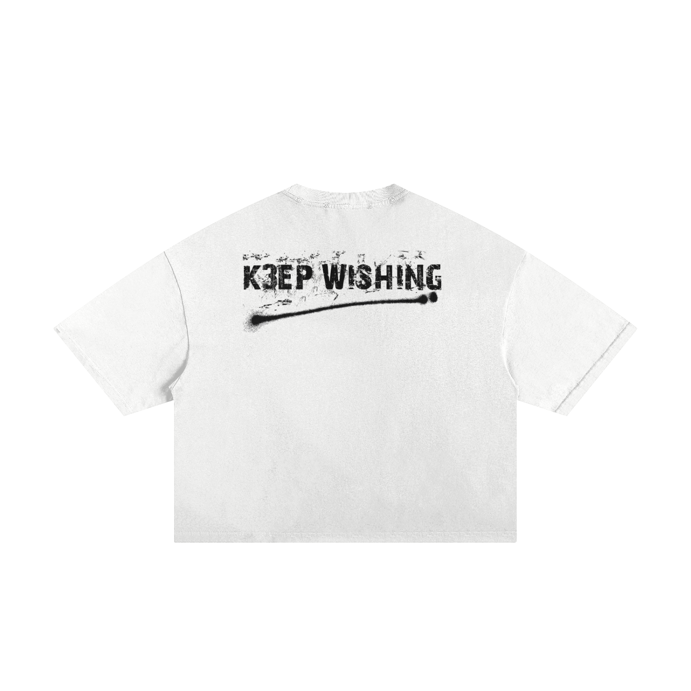 "Outlaw Graffiti" Boxy Distressed